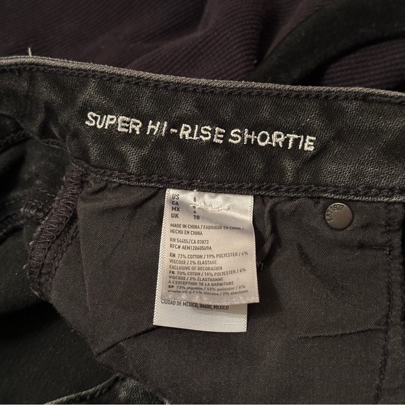 American Eagle  Super Hi Rise Shortie Shorts US 6 - Picture 4 of 6